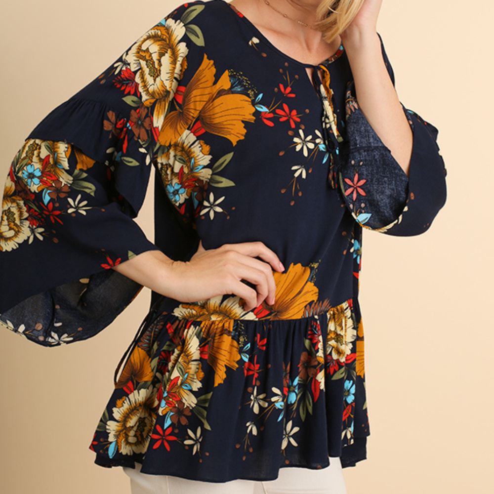 Boho Floral Tunic